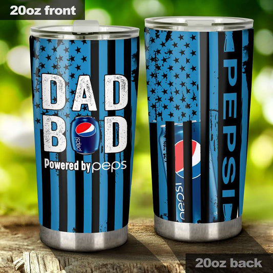 Dad Bob - Blue Soft Drink Tumbler 0323