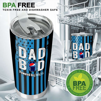 Dad Bob - Blue Soft Drink Tumbler 0323