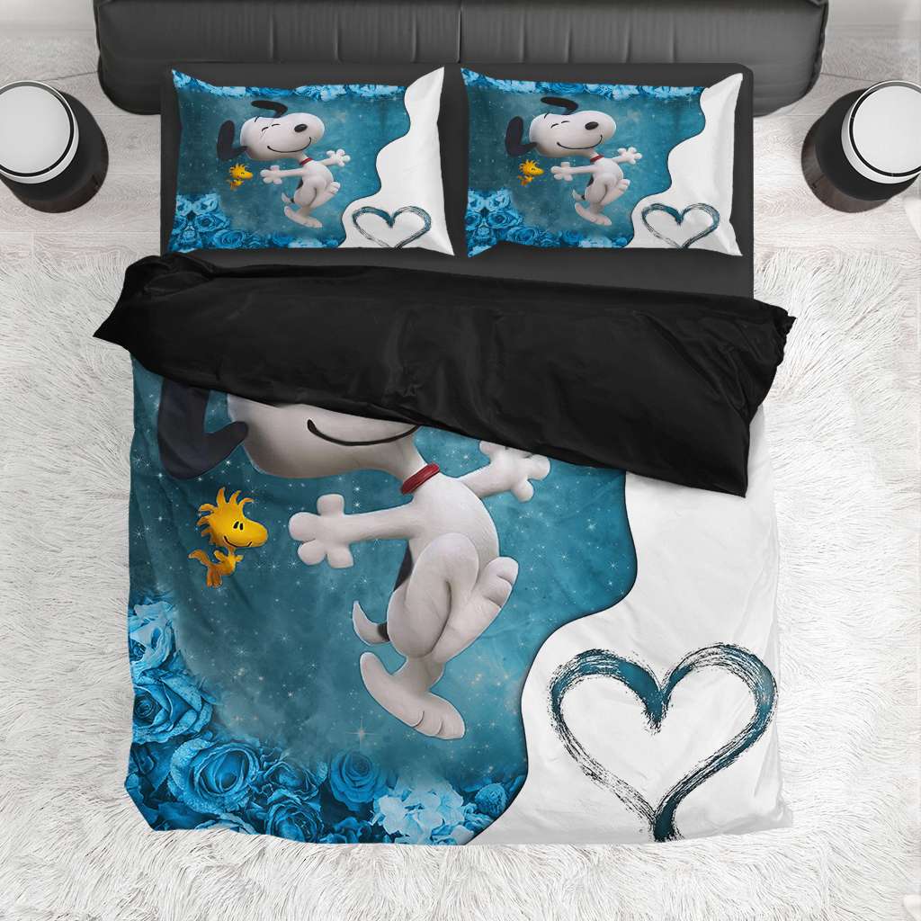 Blue Flower Bedding Set 0523