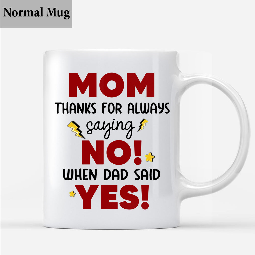 Thank You Mom - Personalized Mother's Day Mother Mug