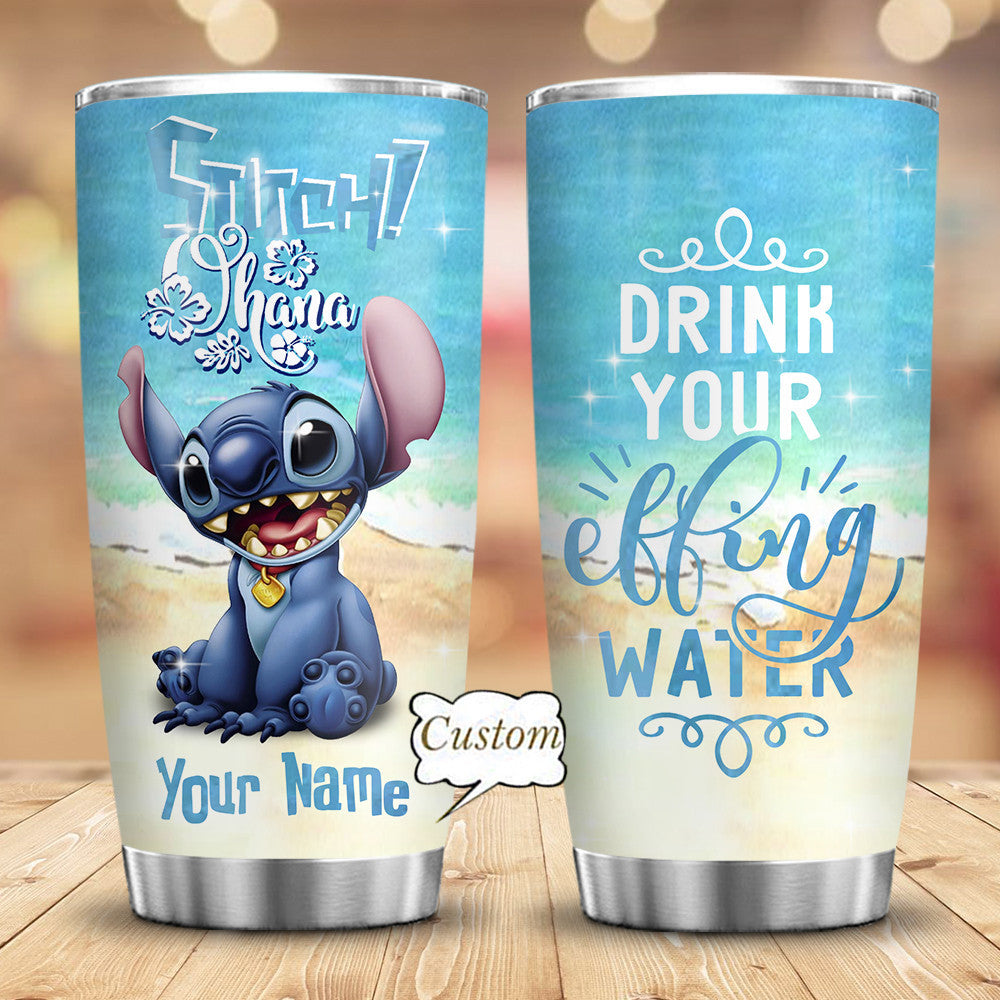 Drink More Water - Personalized Ohana Tumbler 0523