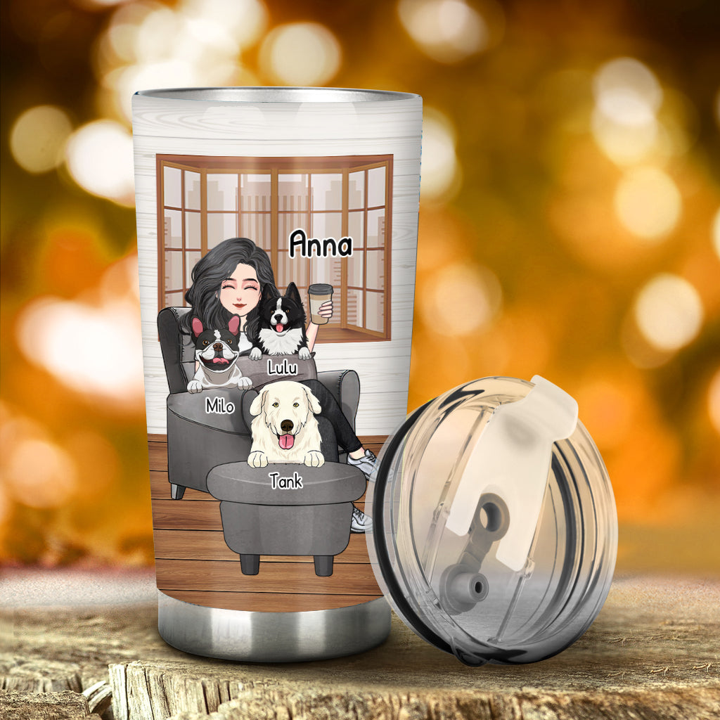 Thank You Best Dog Mom Ever - Personalized Dog Tumbler