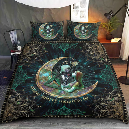 We're Simply Meant To Be Nightmare Bedding Set 0523