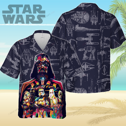 The Dark Side The Force Hawaiian Shirt 0523