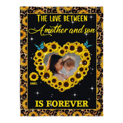 Whenever You Touch This Heart - Gift for mom, wife - Personalized Blanket