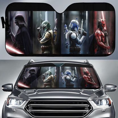 The Dark Side The Force Car Sunshade 0523