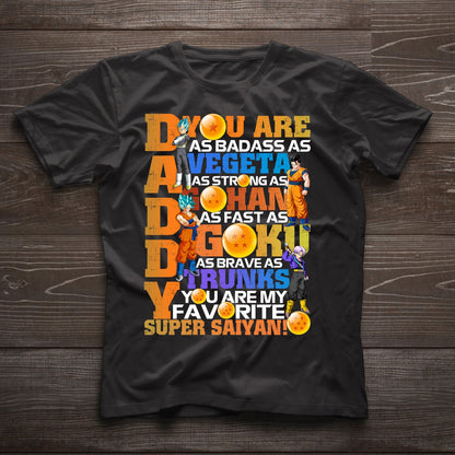 You Are My Super Dad Seven Balls T-shirt and Hoodie 0523