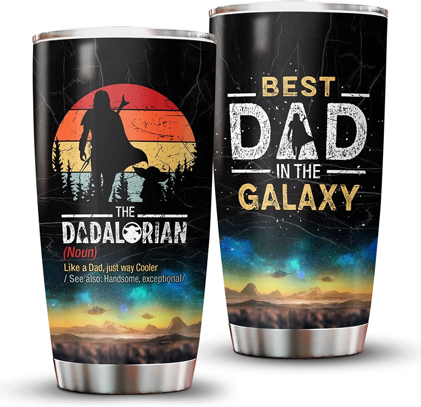 Best Dad In The Galaxy The Force Tumbler 0523