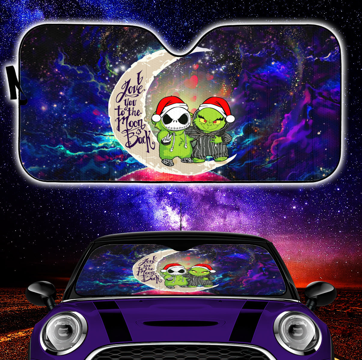 Cute Babies Nightmare Car Sunshade 0523