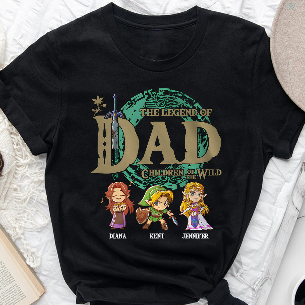 The Legend Of Mom Dad - Personalized The Hero's Legend T-shirt And Hoodie