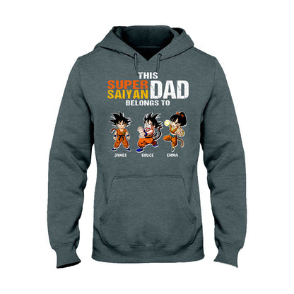 This Super Dad Belongs To - Personalized Seven Balls T-shirt And Hoodie