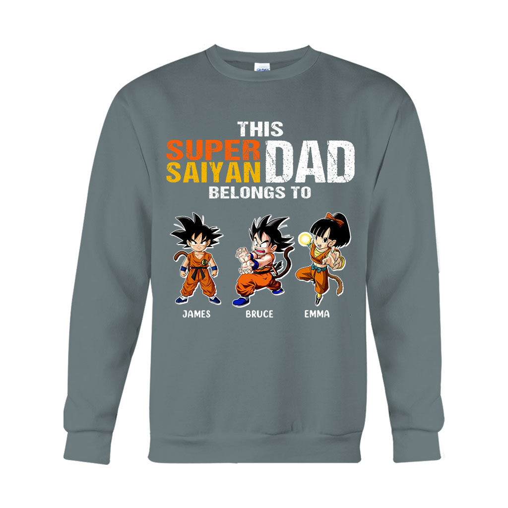 This Super Dad Belongs To - Personalized Seven Balls T-shirt And Hoodie