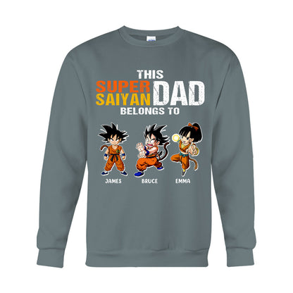 This Super Dad Belongs To - Personalized Seven Balls T-shirt And Hoodie