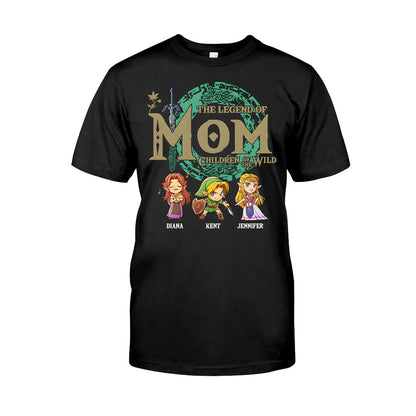 The Legend Of Mom Dad - Personalized The Hero's Legend T-shirt And Hoodie