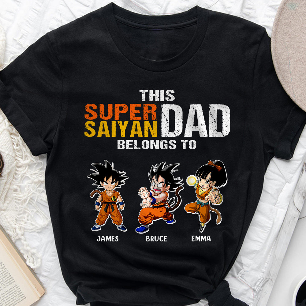 This Super Dad Belongs To - Personalized Seven Balls T-shirt And Hoodie