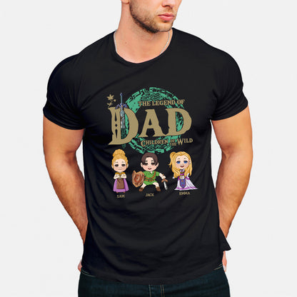 The Legend Of Mom Dad - Personalized The Hero's Legend T-shirt And Hoodie