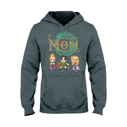 The Legend Of Mom Dad - Personalized The Hero's Legend T-shirt And Hoodie