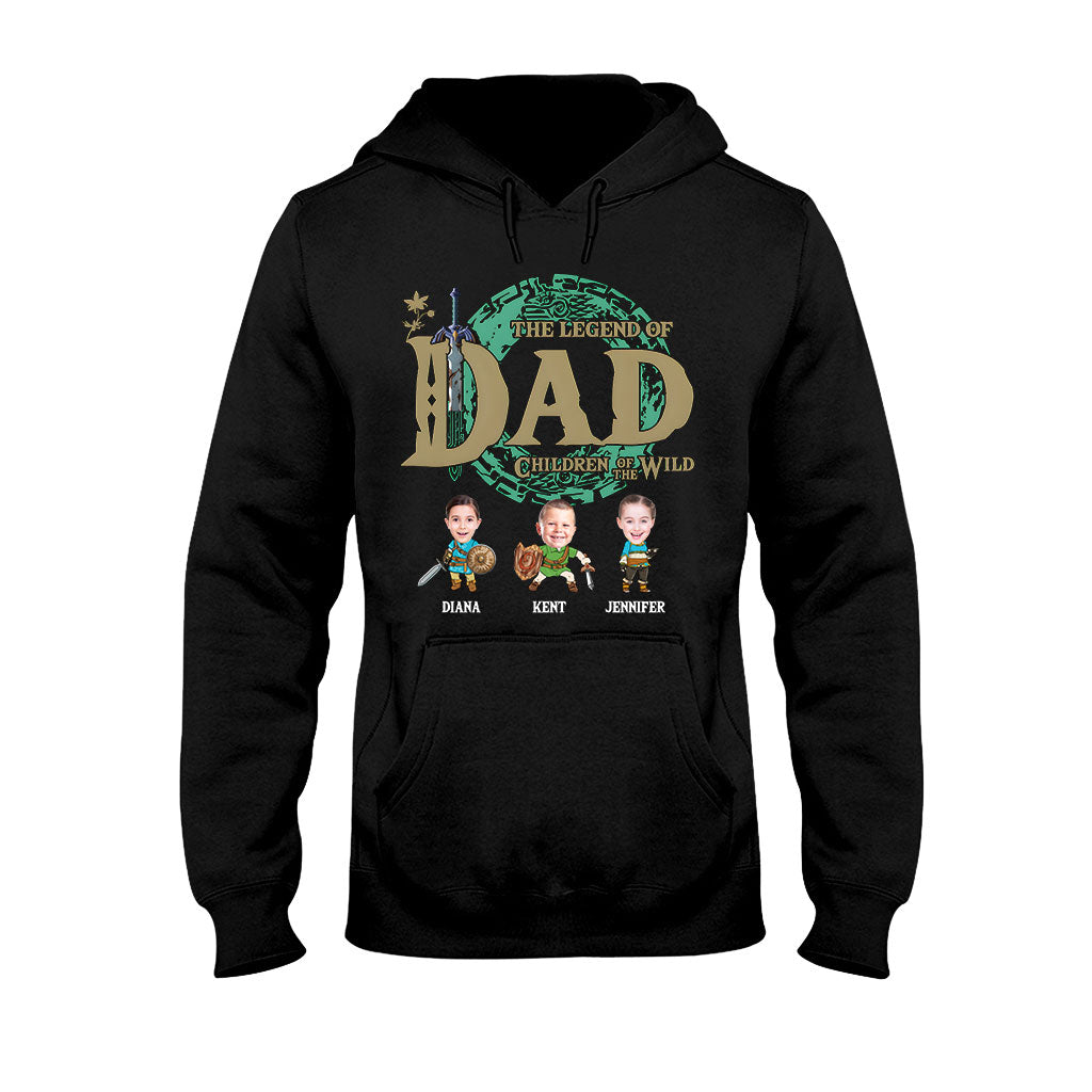 The Legend Of Dad Mom - Personalized The Hero's Legend T-shirt And Hoodie