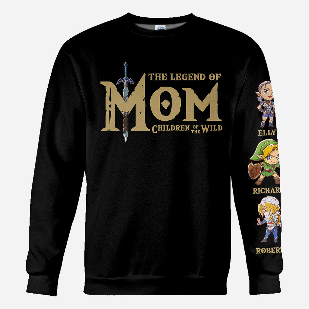 The Legend Of Mom Dad - Personalized The Adventurer All Over Shirt