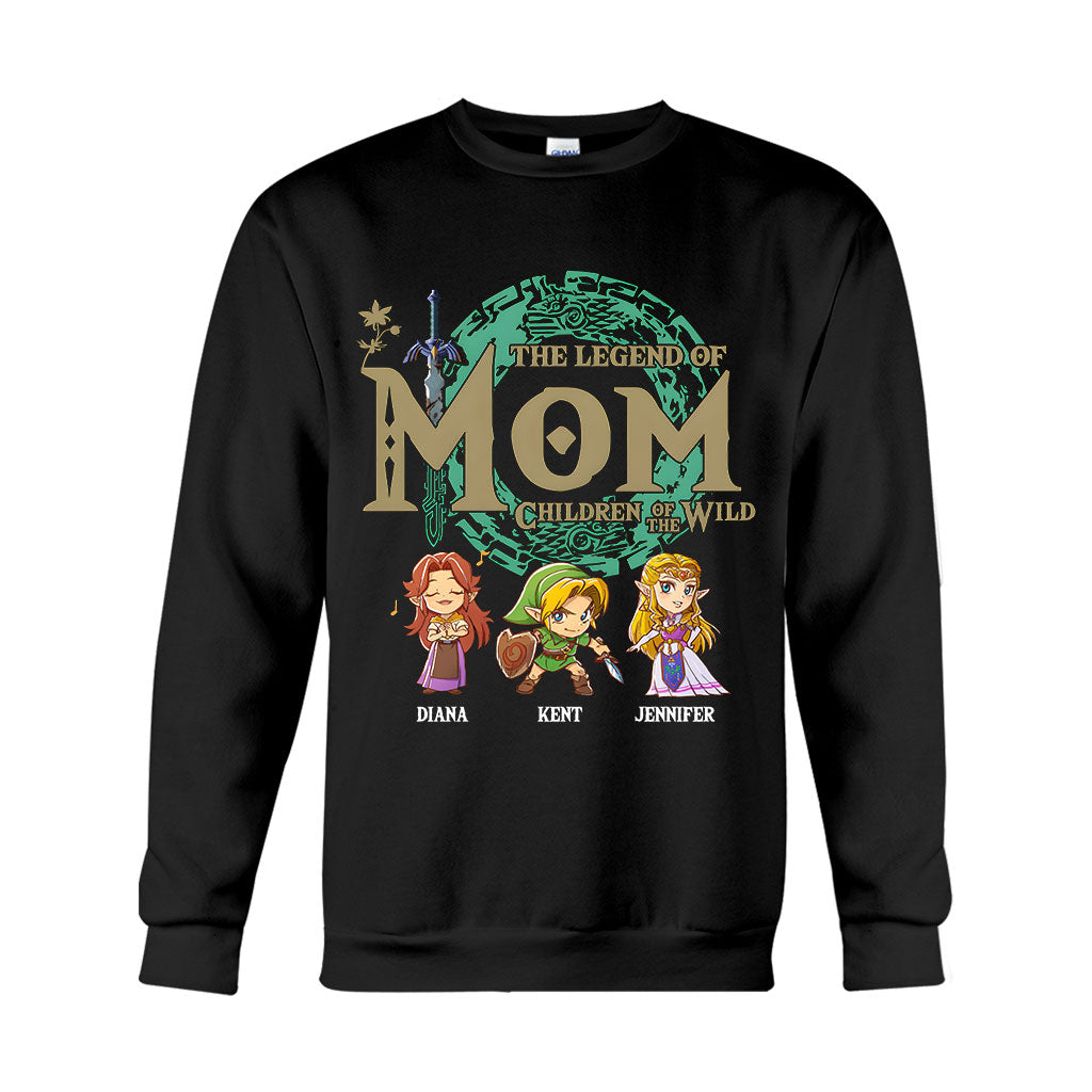 The Legend Of Mom Dad - Personalized The Hero's Legend T-shirt And Hoodie