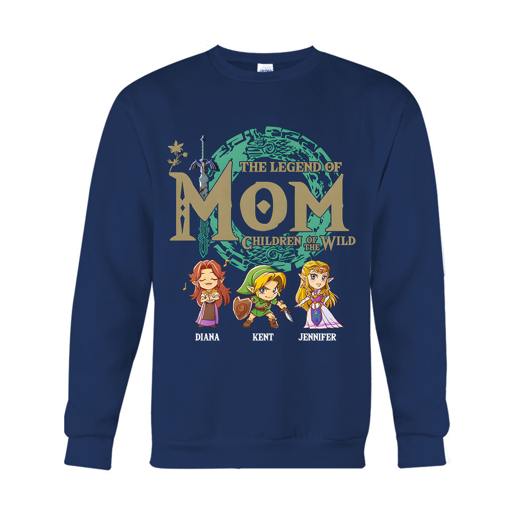 The Legend Of Mom Dad - Personalized The Hero's Legend T-shirt And Hoodie