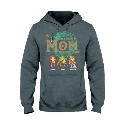 The Legend Of Mom Dad - Personalized The Hero's Legend T-shirt And Hoodie