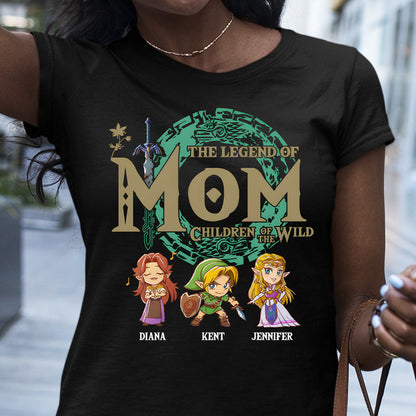 The Legend Of Mom Dad - Personalized The Hero's Legend T-shirt And Hoodie