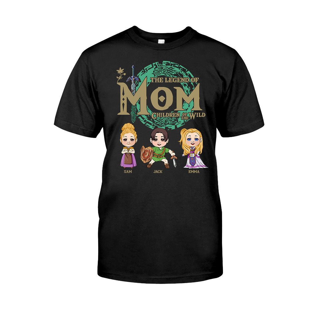 The Legend Of Mom Dad - Personalized The Hero's Legend T-shirt And Hoodie