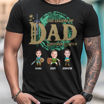 The Legend Of Dad Mom - Personalized The Hero's Legend T-shirt And Hoodie