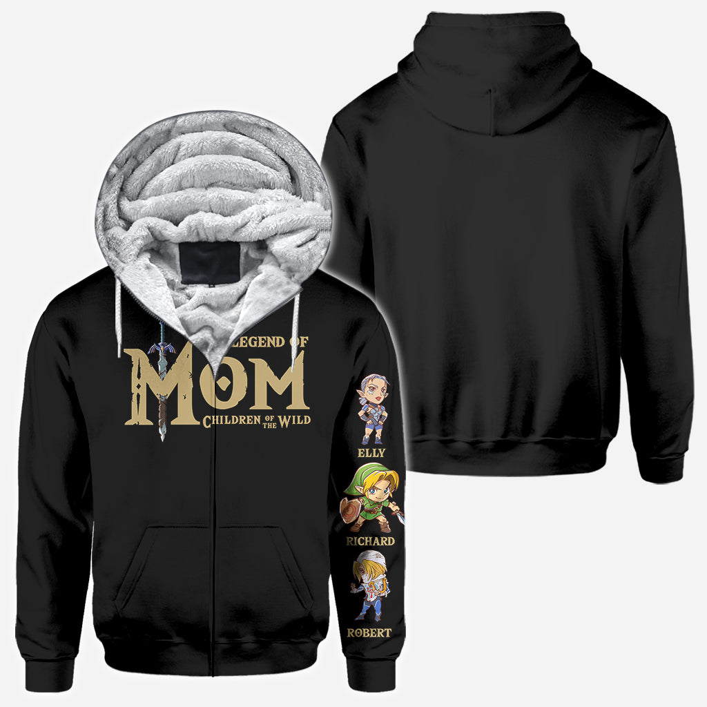 The Legend Of Mom Dad - Personalized The Adventurer All Over Shirt