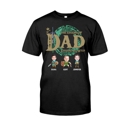 The Legend Of Dad Mom - Personalized The Hero's Legend T-shirt And Hoodie