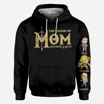 The Legend Of Mom Dad - Personalized The Adventurer All Over Shirt