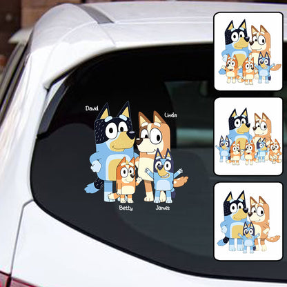 Cool Family - Personalized Family Decal Full