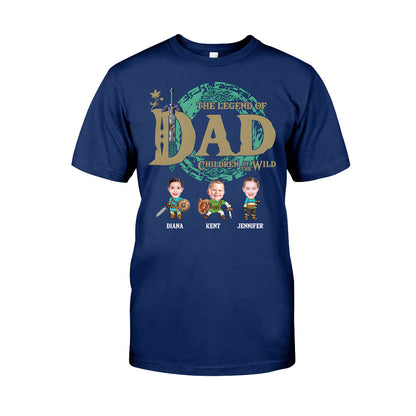 The Legend Of Dad Mom - Personalized The Hero's Legend T-shirt And Hoodie