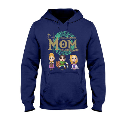 The Legend Of Mom Dad - Personalized The Hero's Legend T-shirt And Hoodie