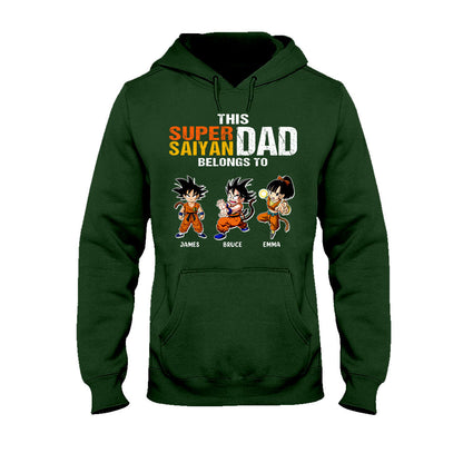 This Super Dad Belongs To - Personalized Seven Balls T-shirt And Hoodie