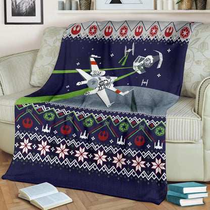 Merry Christmas The Force Blanket 0823