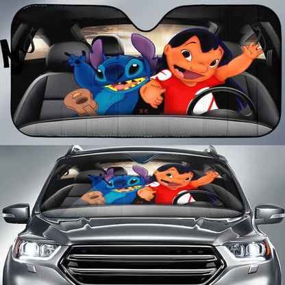 Best Friends Forever Ohana Car Sunshade 0523