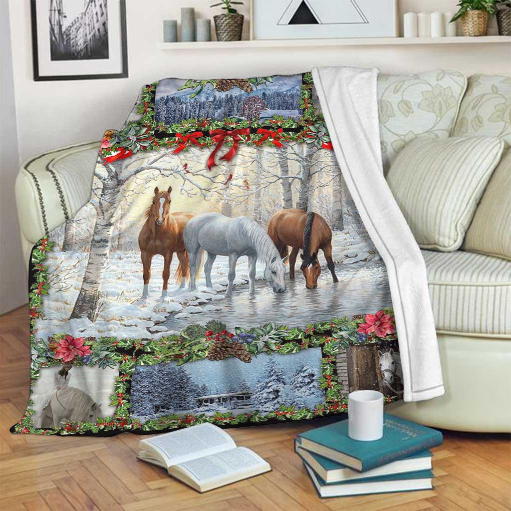 Horse Christmas Horse Blanket 0622