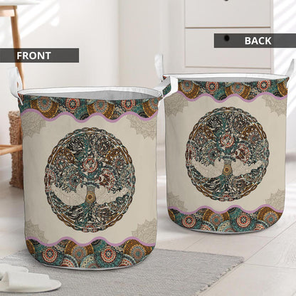 Yoga Mandala Yoga Laundry Basket 0622