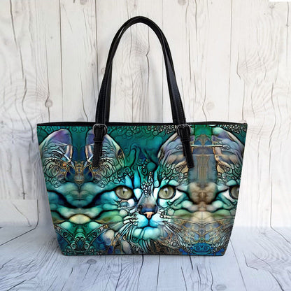 Cat Lover Cat Leather Bag 0622