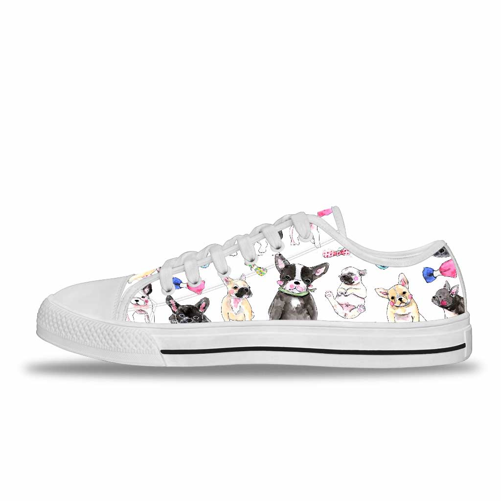 Cute French Bulldog French Bulldog Low Top Shoes 0622