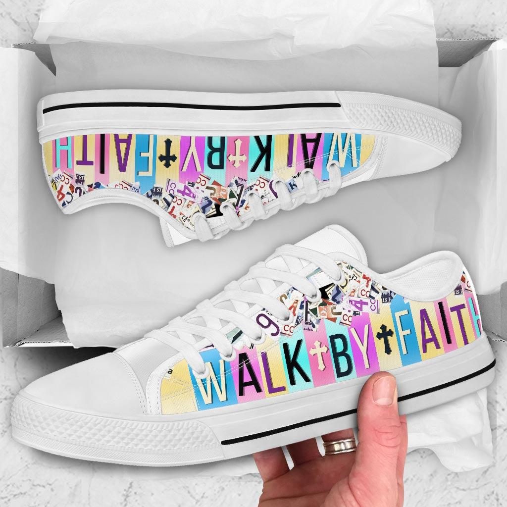 Walk By Faith Christian Low Top Shoes 0622