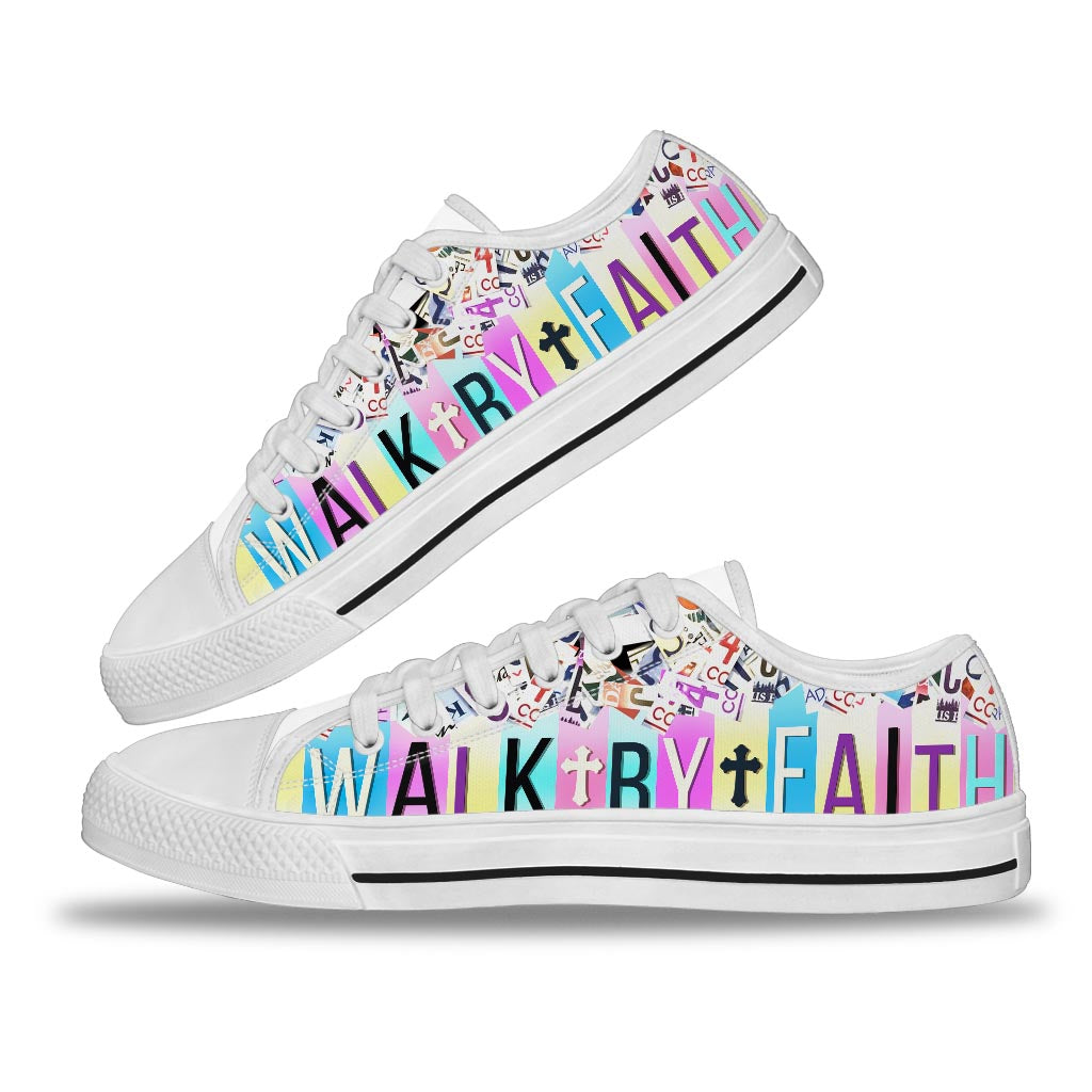 Walk By Faith Christian Low Top Shoes 0622