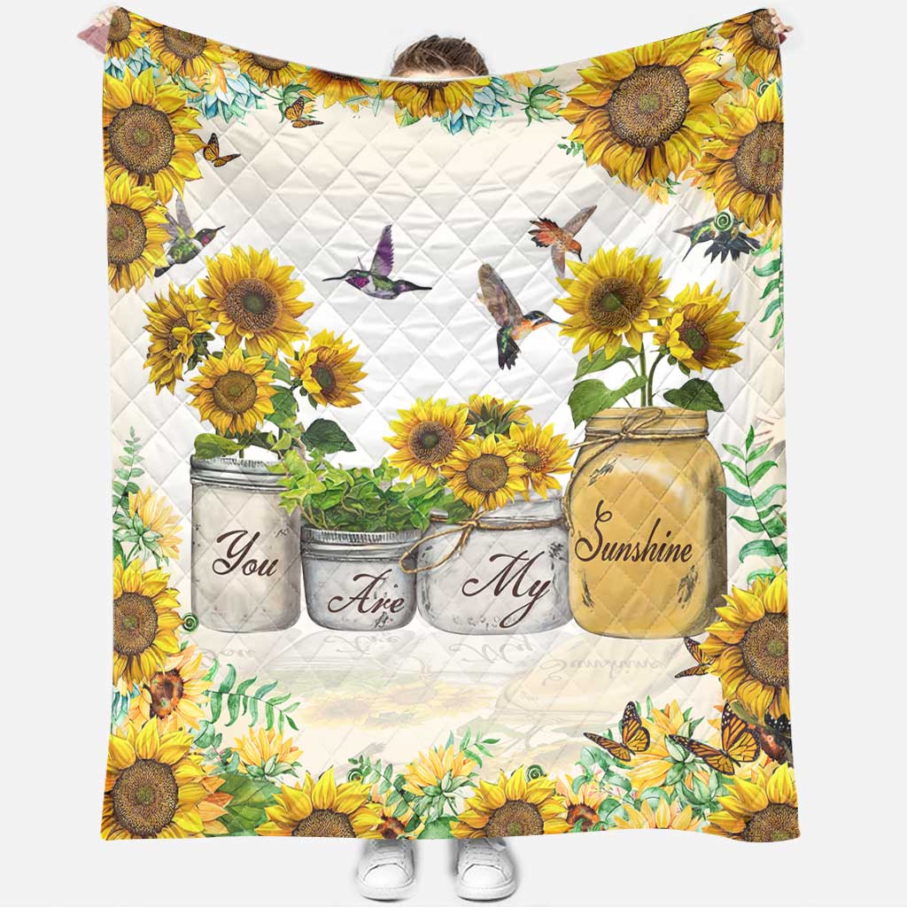 You Are My Sunshine Sunflower Quilt 0622