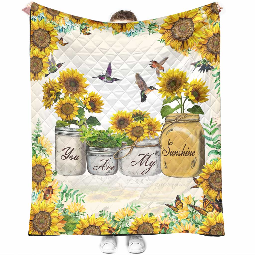 You Are My Sunshine Sunflower Quilt 0622