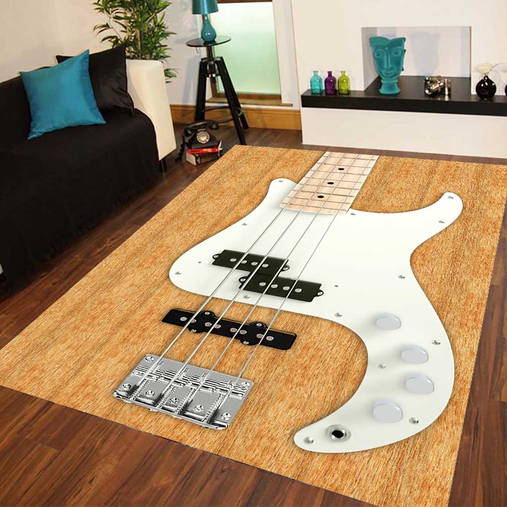 Bass Guitar Guitar Rug 0622