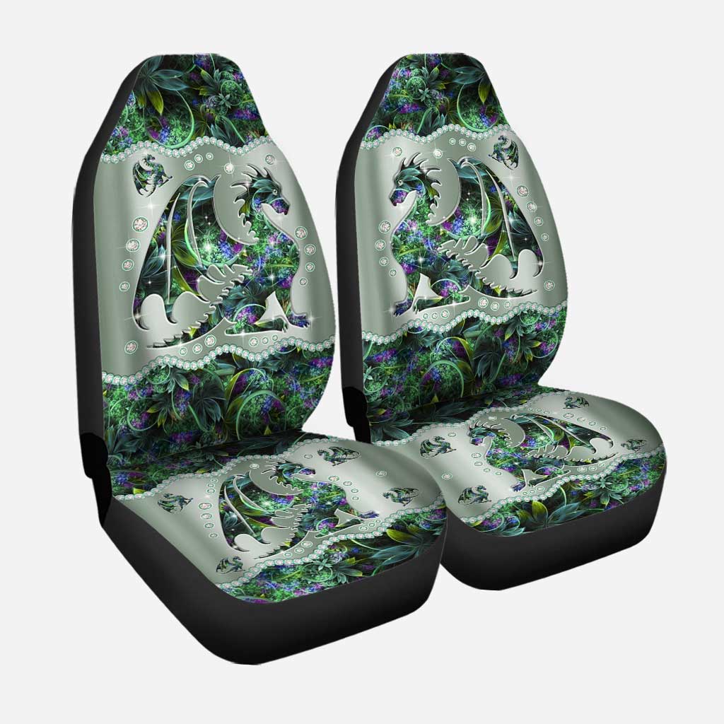 Dragon Metal Pattern Print Dragon Seat Covers 0622