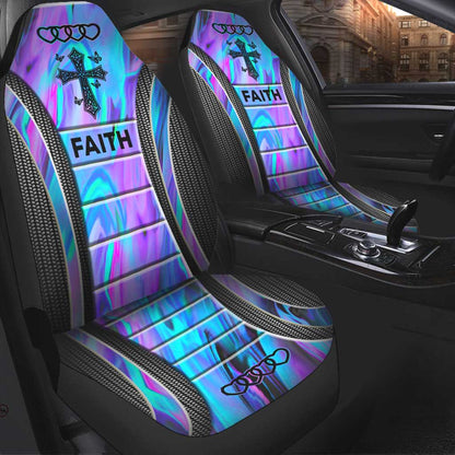 Butterfly Cross Christian Seat Covers 0622