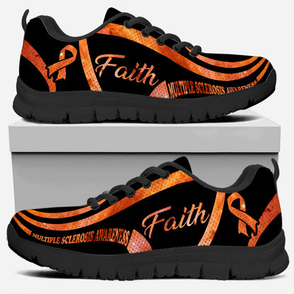 Walk In Faith Multiple Sclerosis Awareness Sneakers 0622